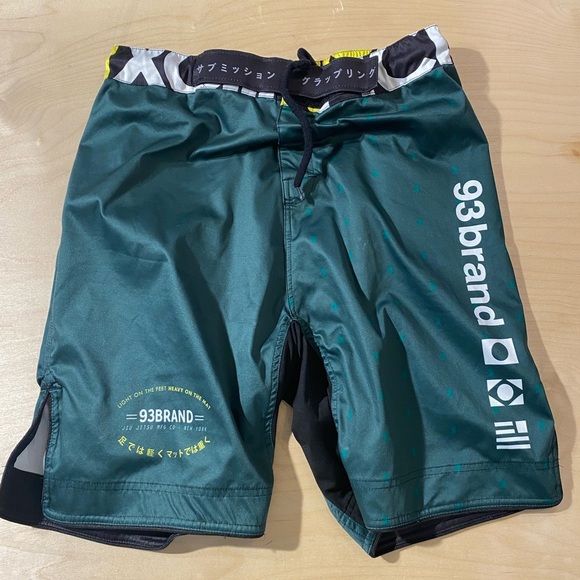 93brand Green Athletic Shorts size 36 (MS) - Picture 2 of 8